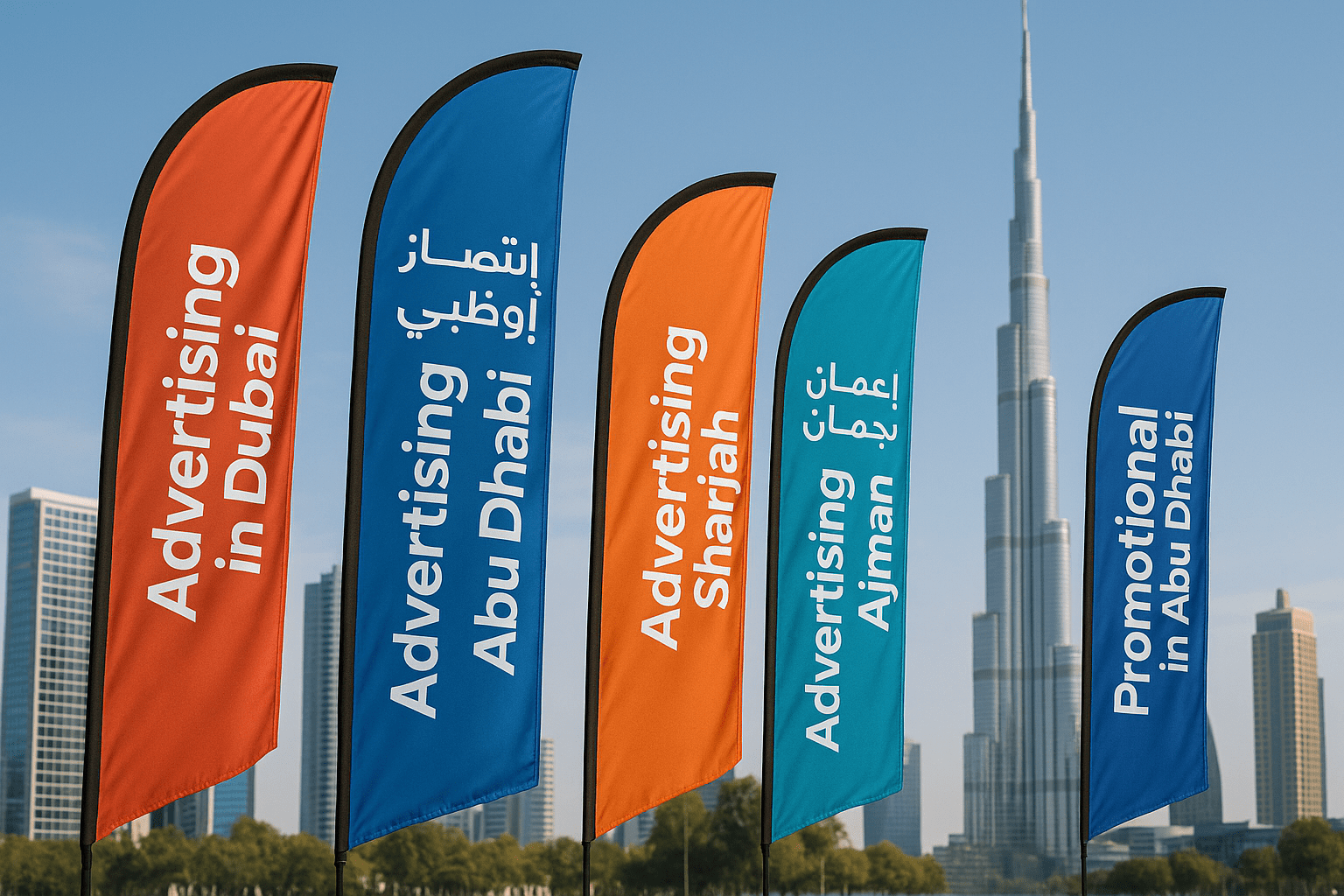 Advertising Flags in Dubai