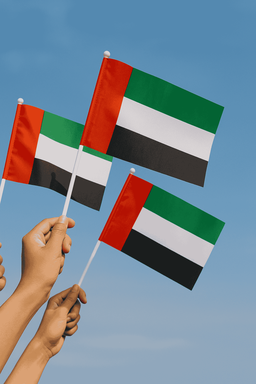 Corporate Hand Flags UAE