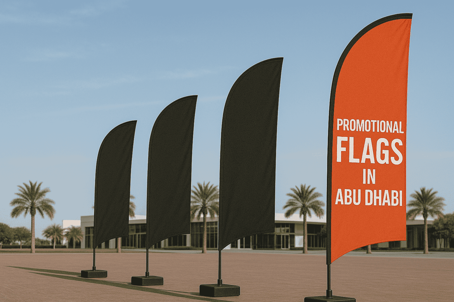 Promotional Flags in Abu Dhabi