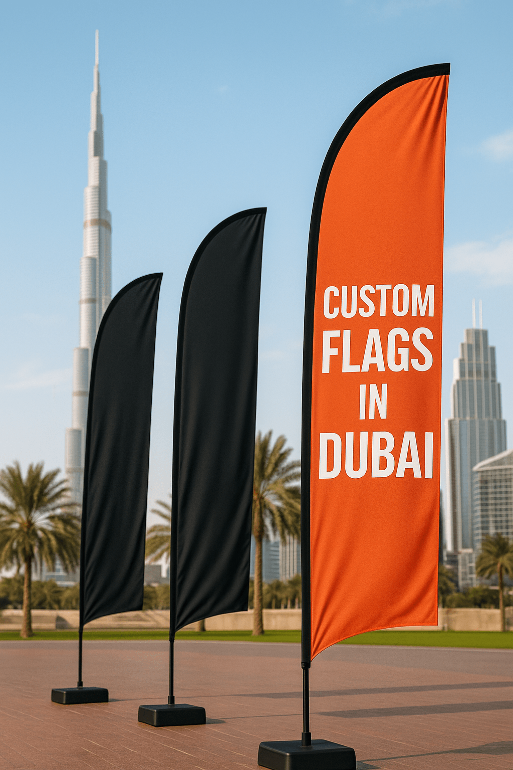 Promotional Flags in Abu Dhabi