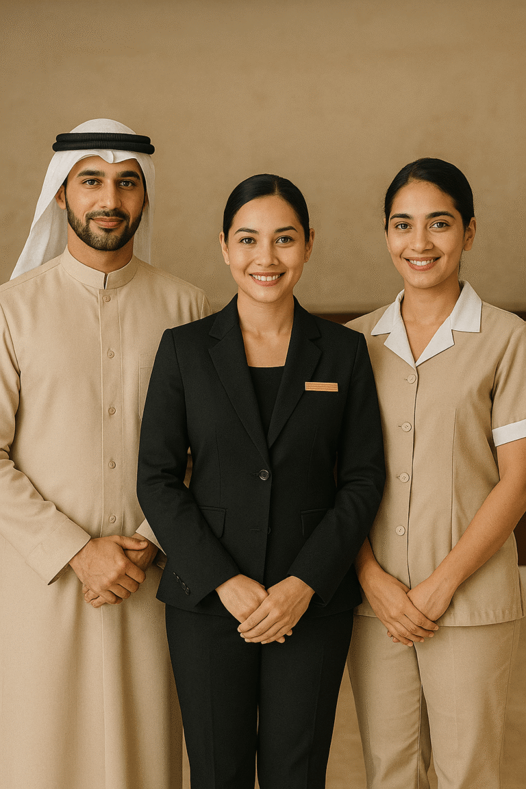 Smiles of Hospitality at Reception