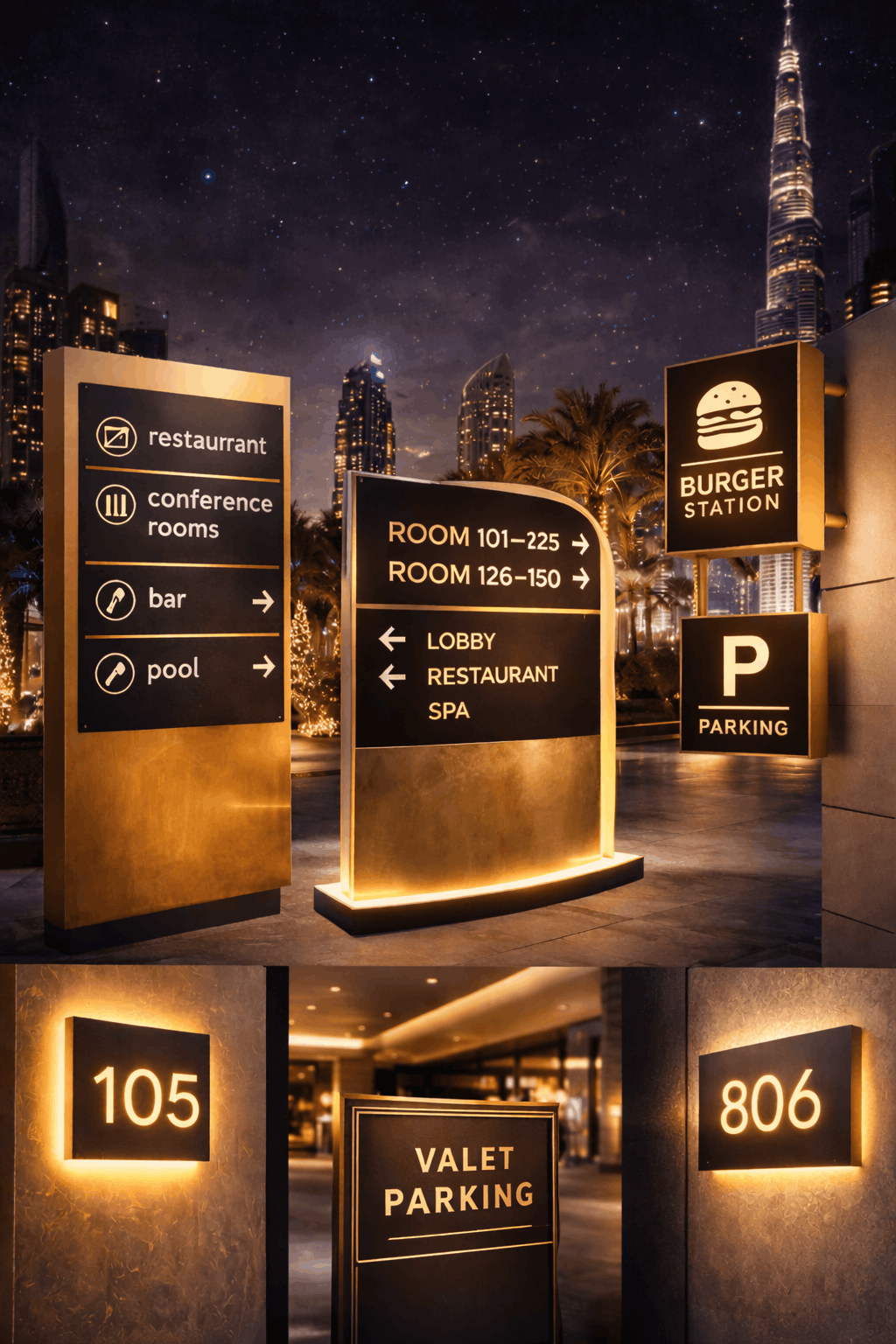 Hotel Signages in Dubai