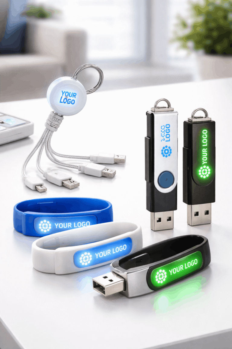 Allow Usb Request Logo Custom Light Up Logo USB for Unique Branding in UAE