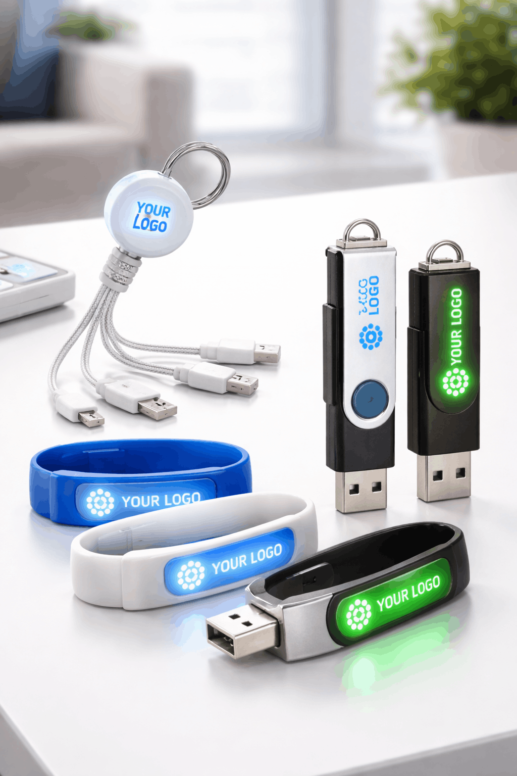Light Up Logo USB for Unique Branding in dubai
