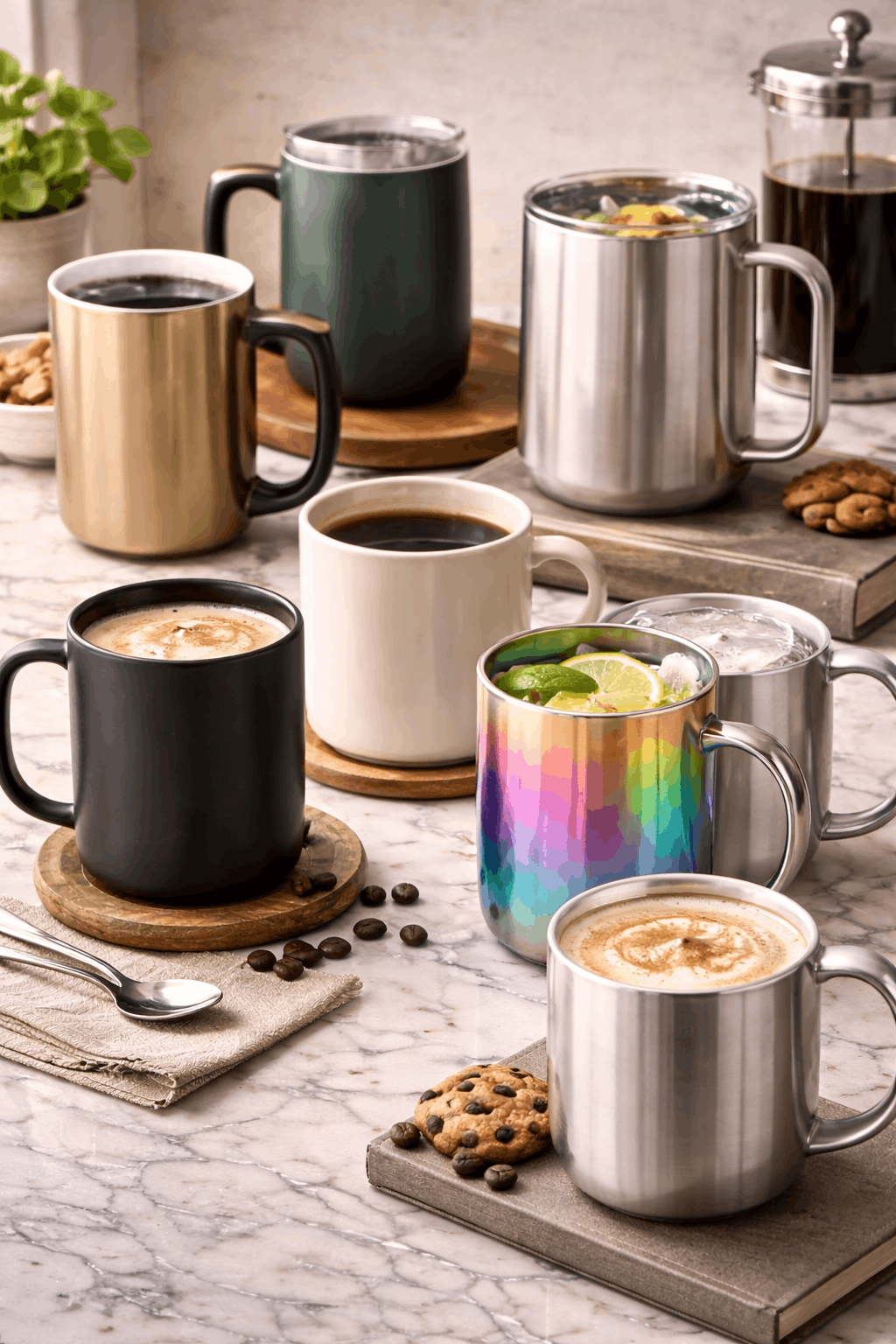 Shop Quality Stainless Steel Mugs in dubai