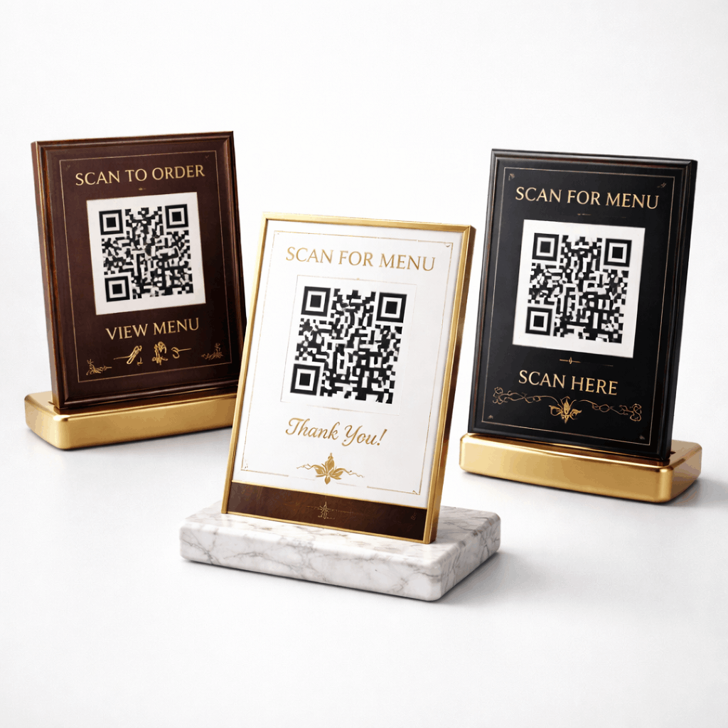 Hotel QR code stands in UAE