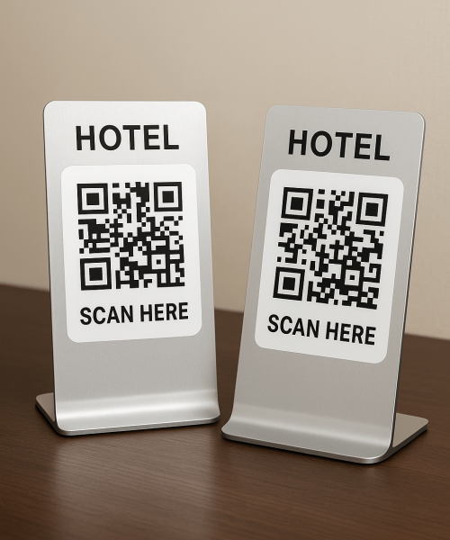 Hotel QR Code Stands In Dubai