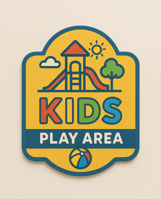 Kids play area branding in Dubai